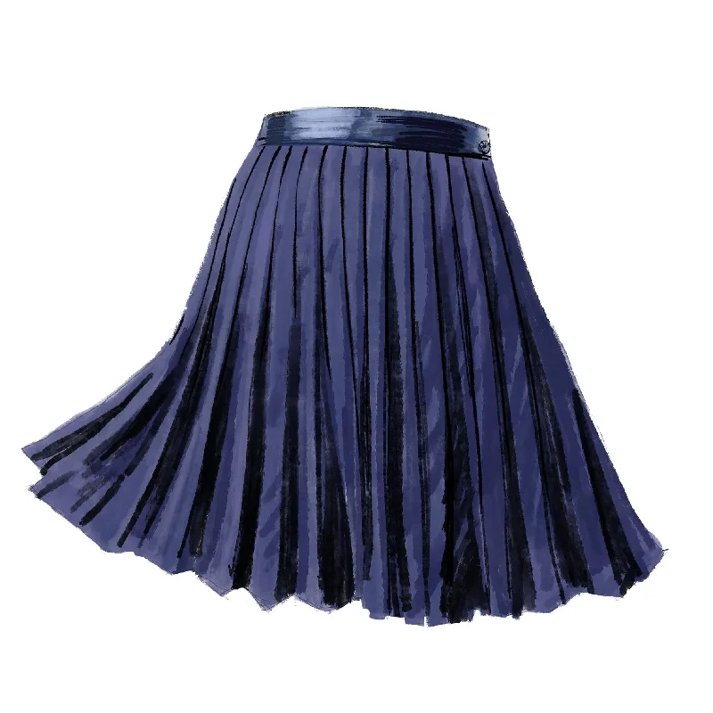 1920s Pleated Tennis Skirt corduroy skirt cozy