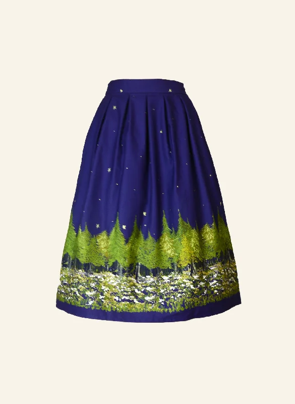 Ada Skirt - Navy Woodland denim skirt durable