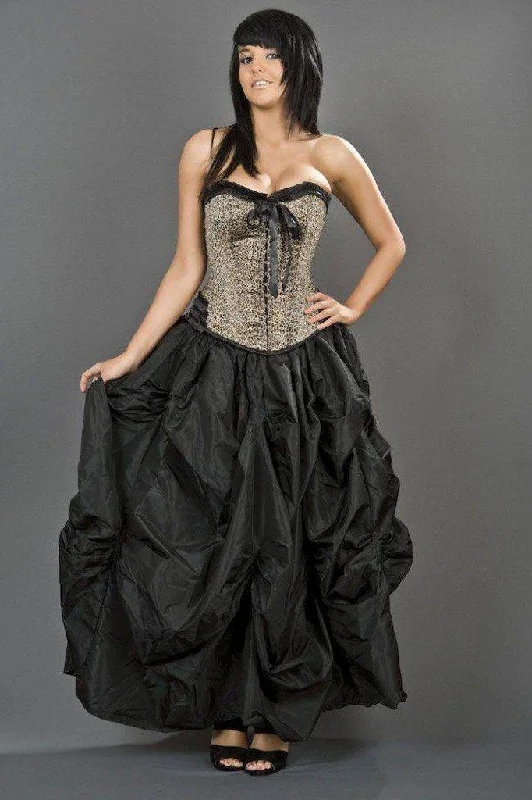 Ballgown Victorian Maxi Skirt In Taffeta velvet skirt luxurious