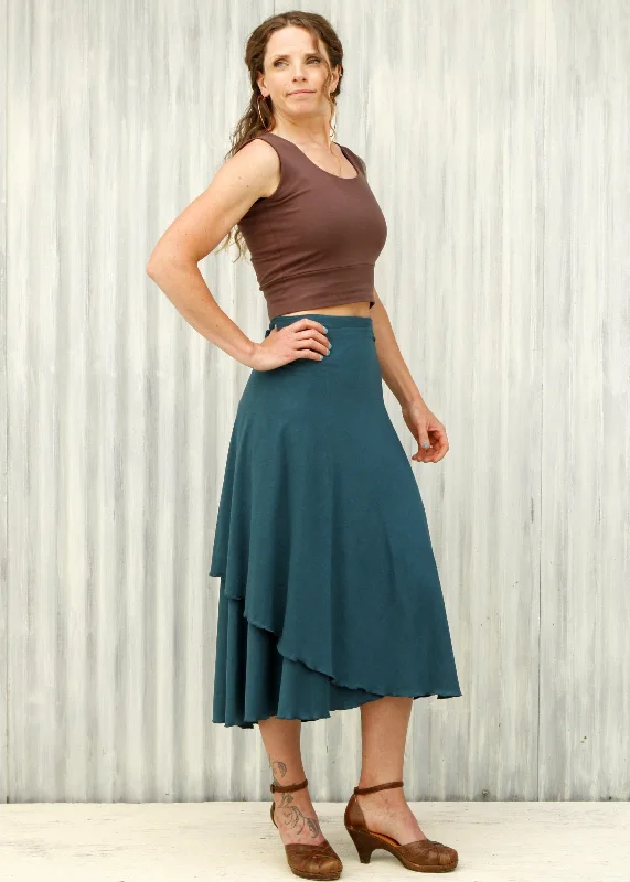 Carolina Wrap Skirt (Custom Made) leather skirt modern