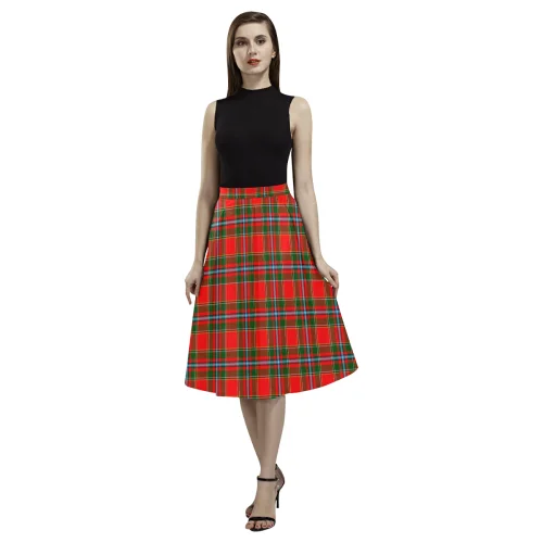 Drummond of Perth Tartan Aoede Crepe Skirt velvet skirt luxury