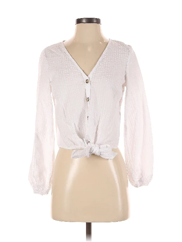 Long Sleeve Blouse Puff Sleeve Blouse