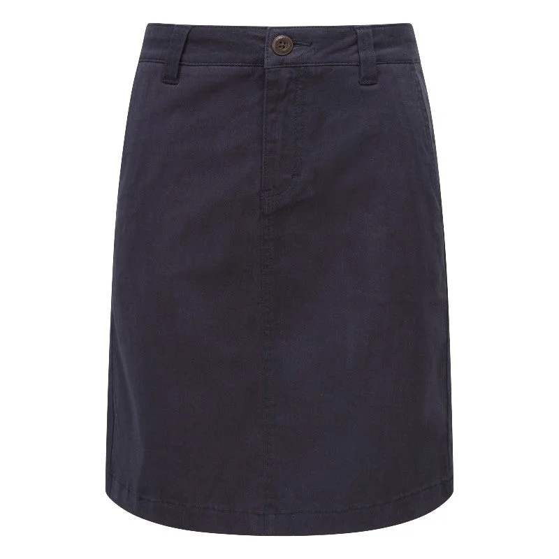 Schoffel Lily Ladies Skirt - Navy wool skirt warm